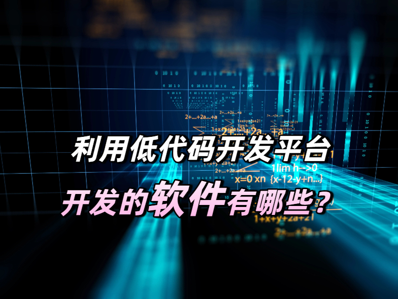 利用低代碼開發平臺開發的軟件有哪些？以Fast ERP Builder平臺為例?